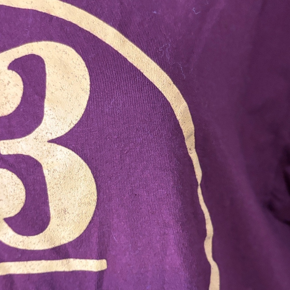 Women's Maroon Graphic Tee with Yellow 9 3/4 Emblem Harry Potter # 110 - Picture 5 of 6